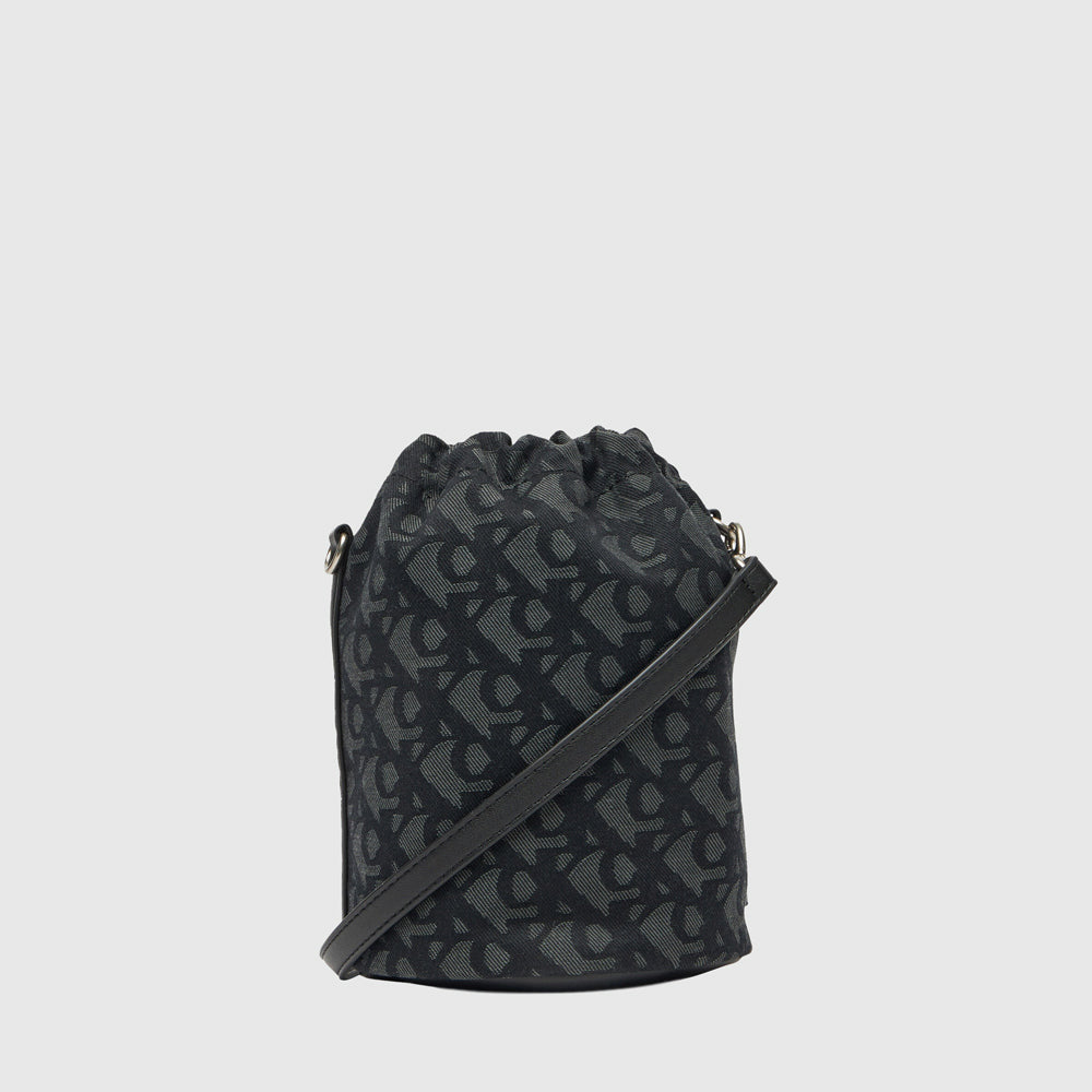 Calvin Klein Monogram Bucket Bag - Black |ThirdBaseUrban