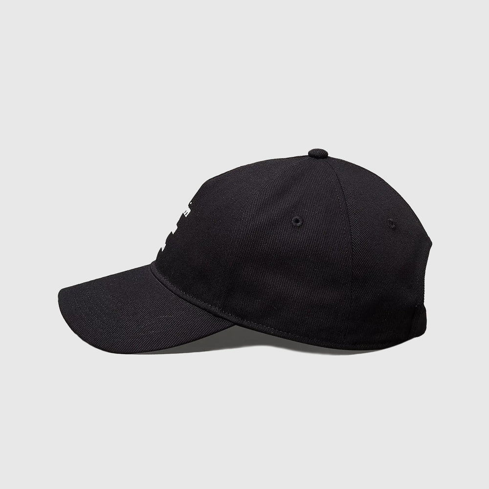 Seasonal Printed  Cap - Black