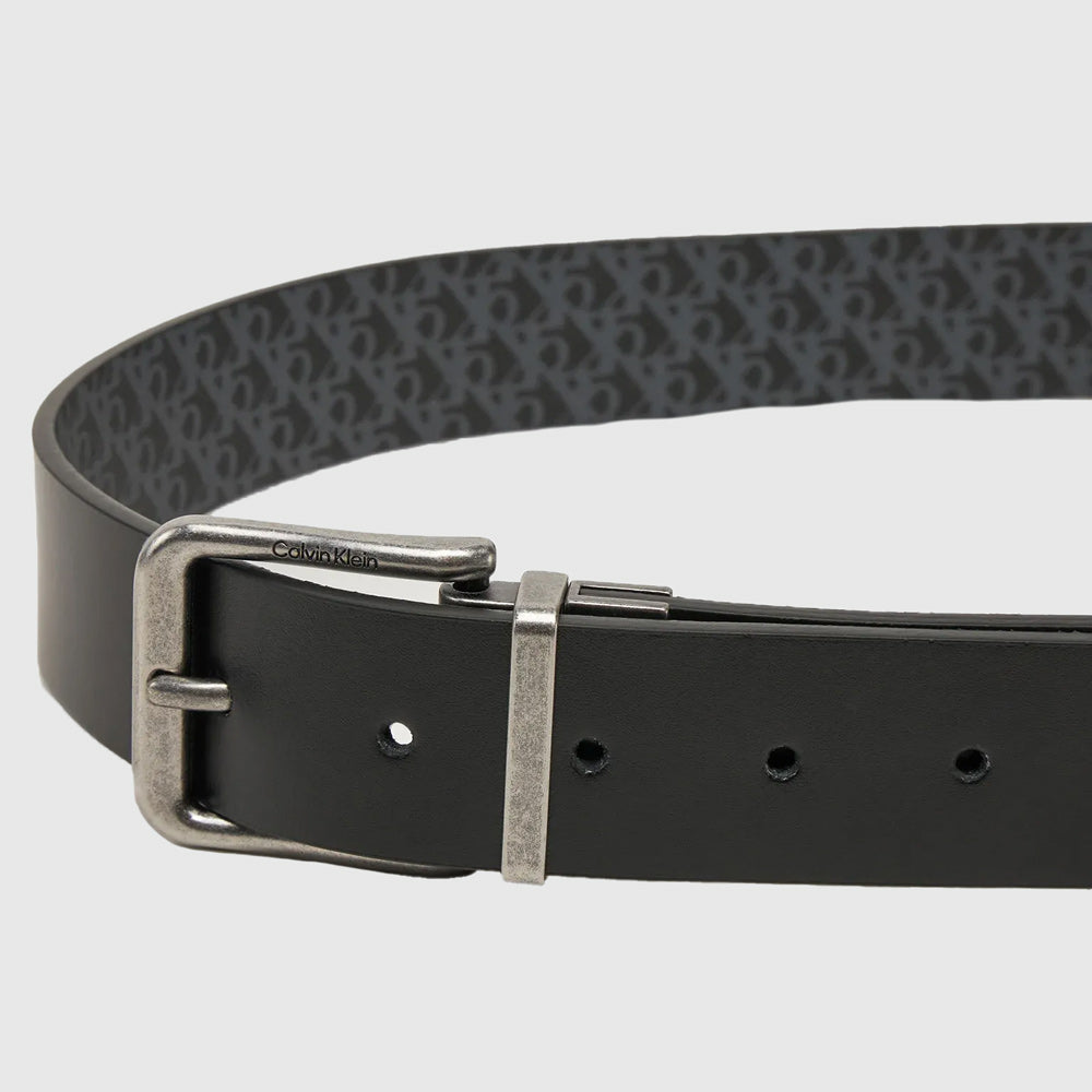 Reversible Pin Buckle Belt 35Mm - Black