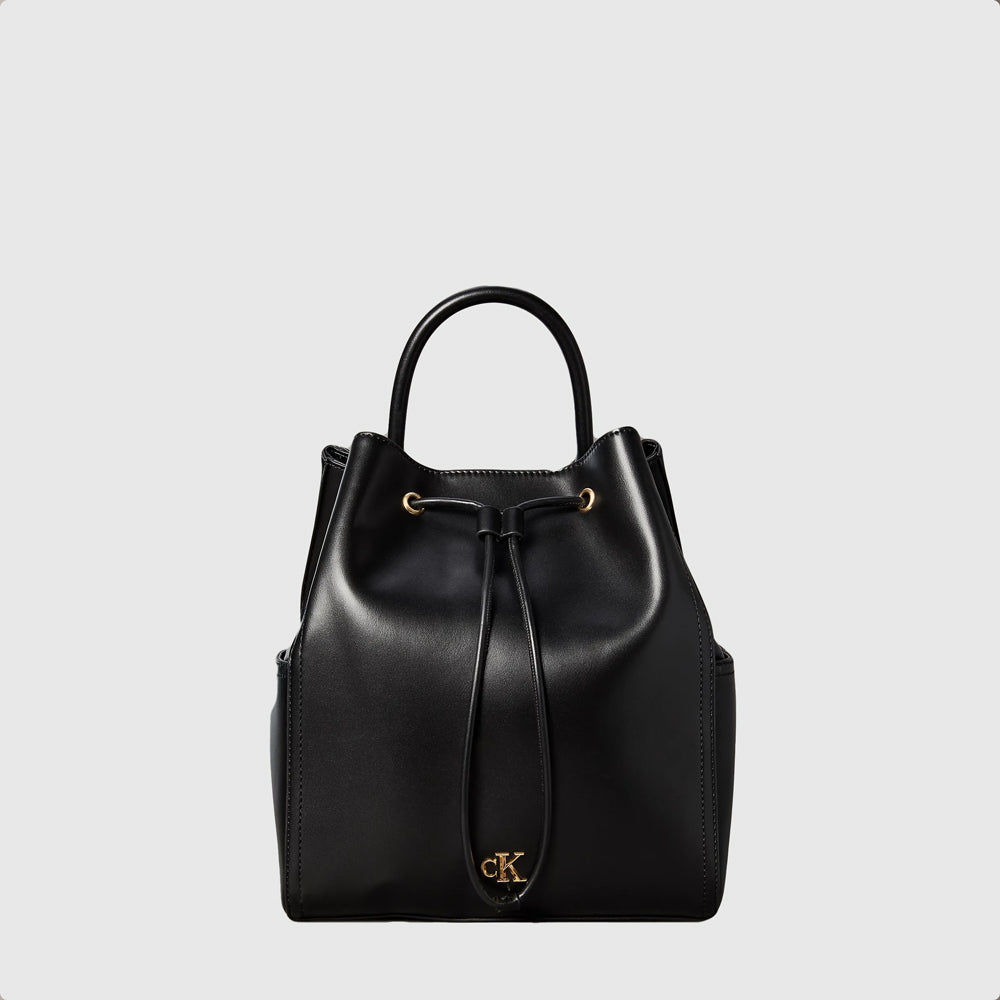 Calvin Klein Ck Drawstring Backpack - Black |ThirdBaseUrban