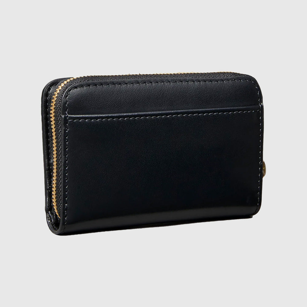 Ck Medium Flap Zip Around - Black