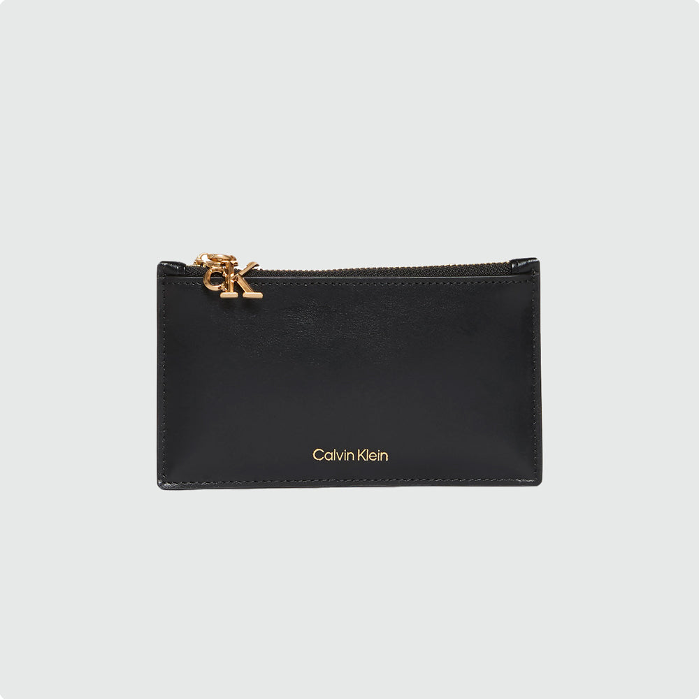 Calvin Klein Ck Zip Cardcase - Black |ThirdBaseUrban