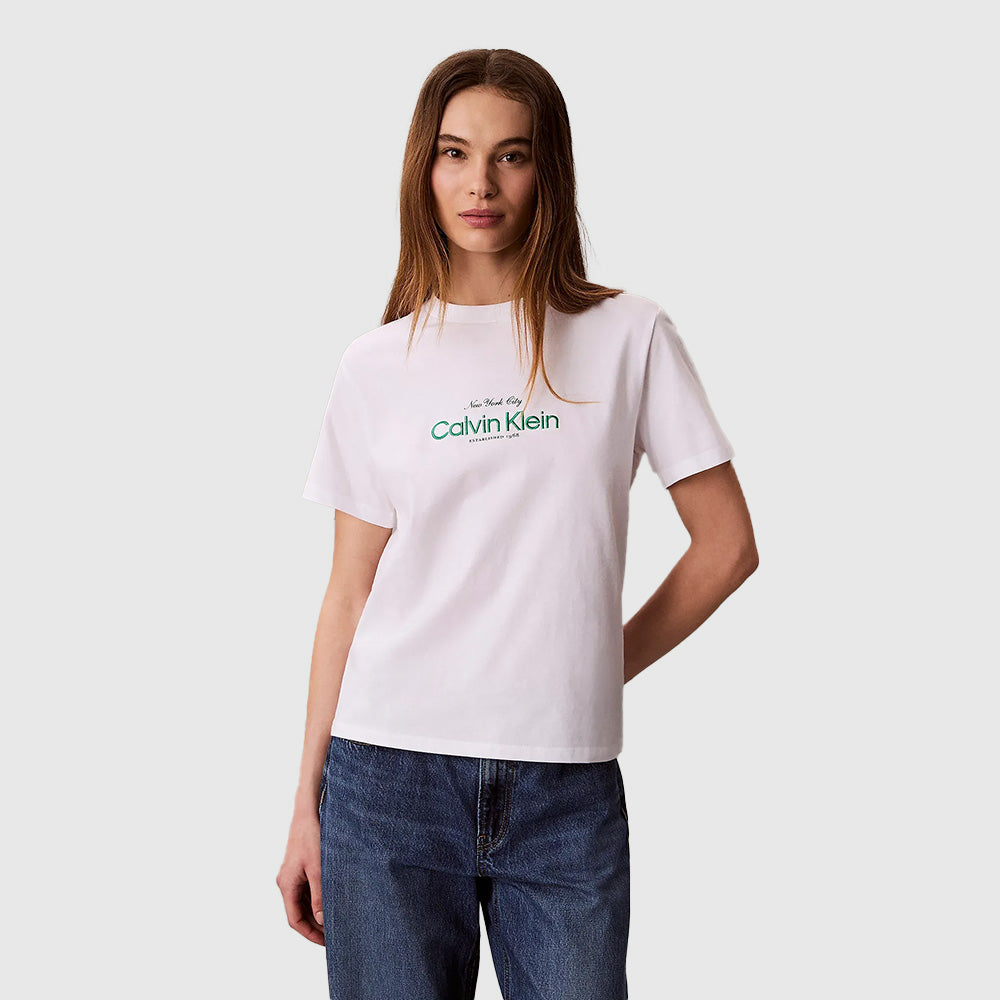 Classic NYC Logo T-shirt - White