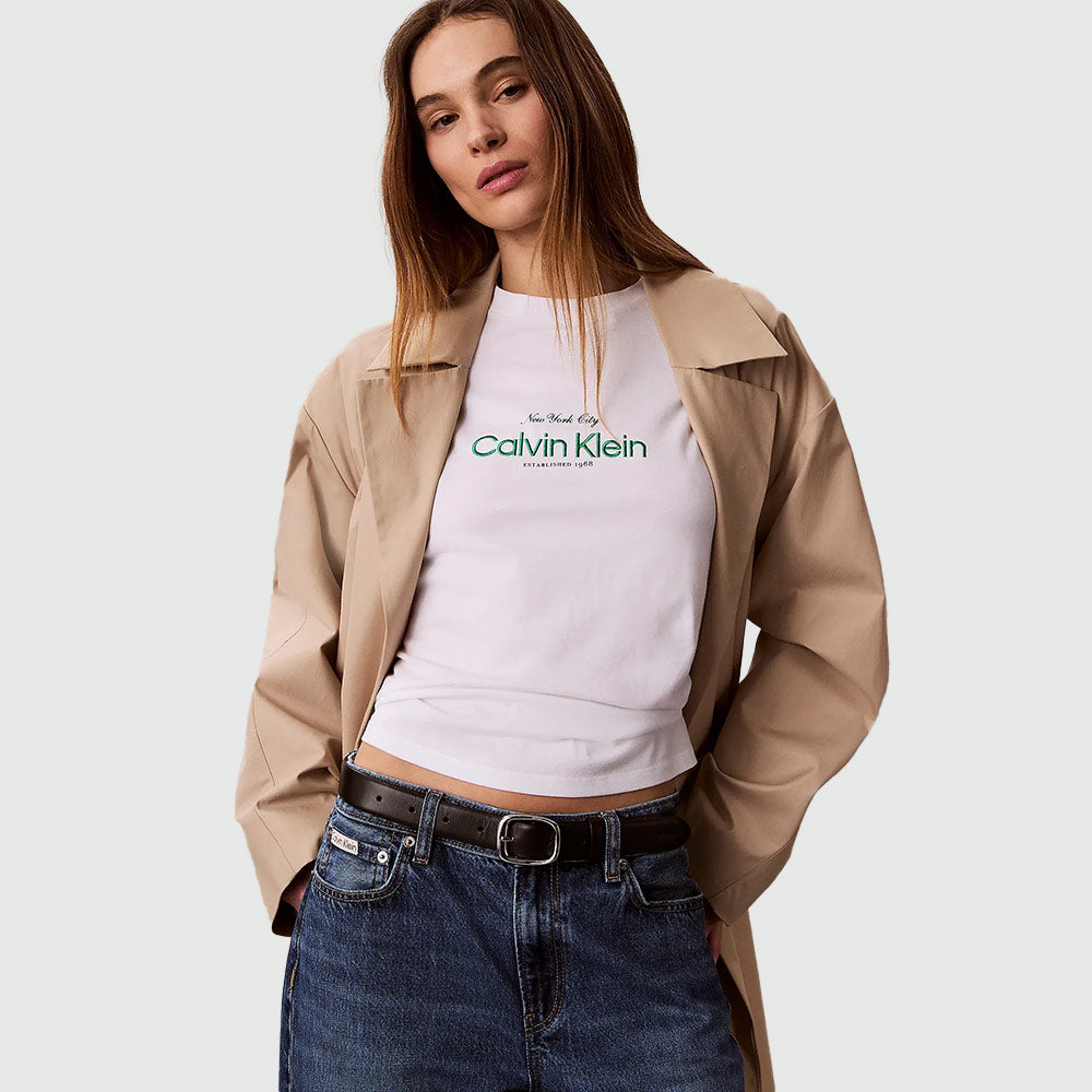 Classic NYC Logo T-shirt - White
