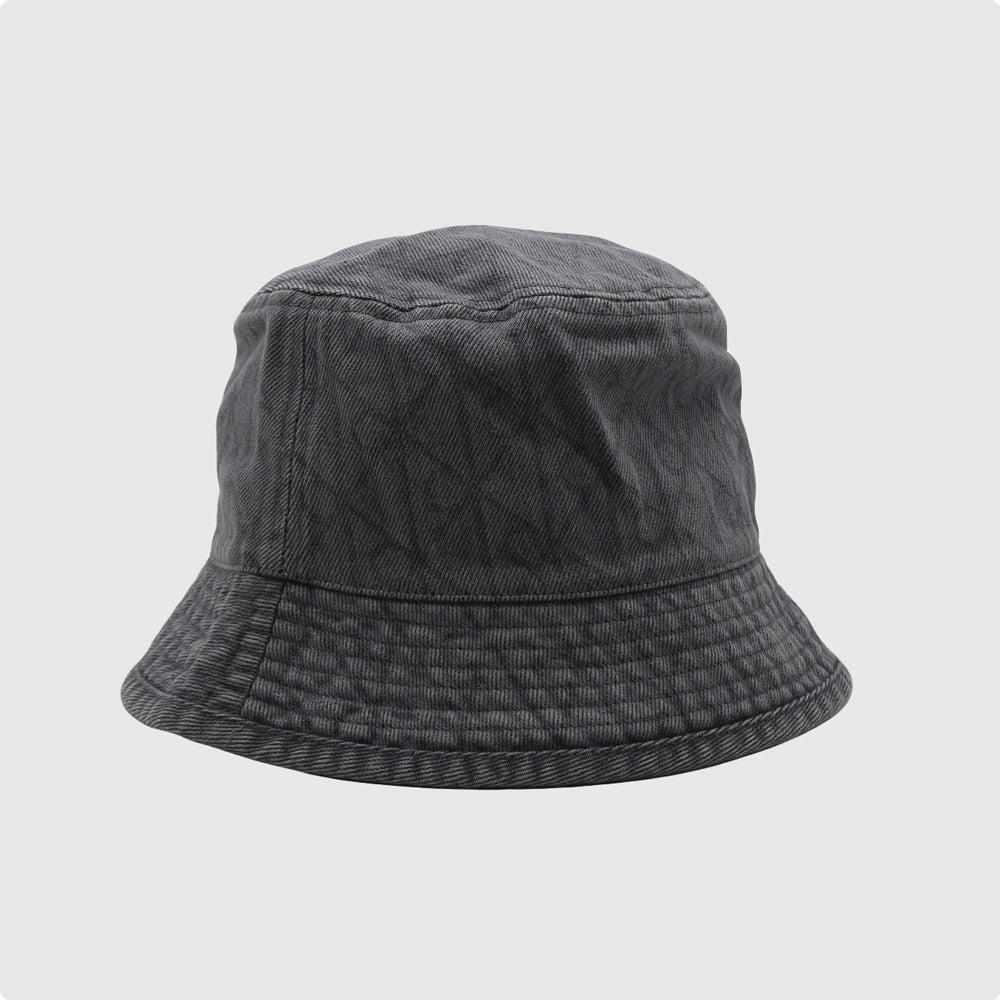 Calvin Klein Denim Emblem Burnout Bucket - Grey |ThirdBaseUrban