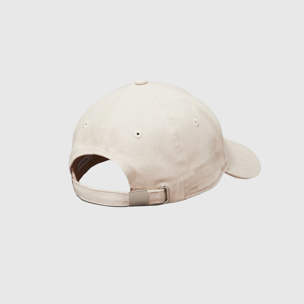 Calvin Klein Embroidered Monogram Cap - OffWhite |ThirdBaseUrban