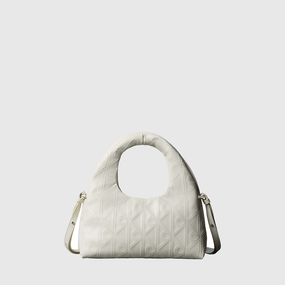 Calvin Klein Puffer Bag With Strap - White |ThirdBaseUrban