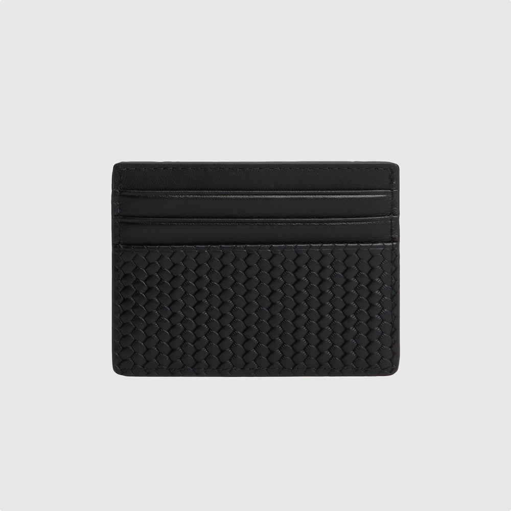 Emboss Card Case - Black