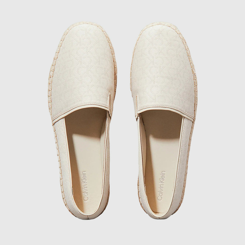 Jacquard Espadrille - Beige