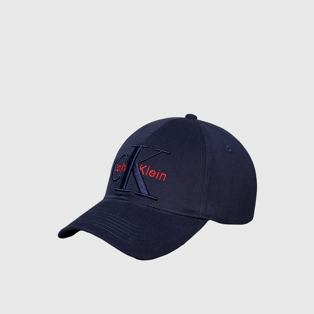 Layered Monologo Cap - Navy
