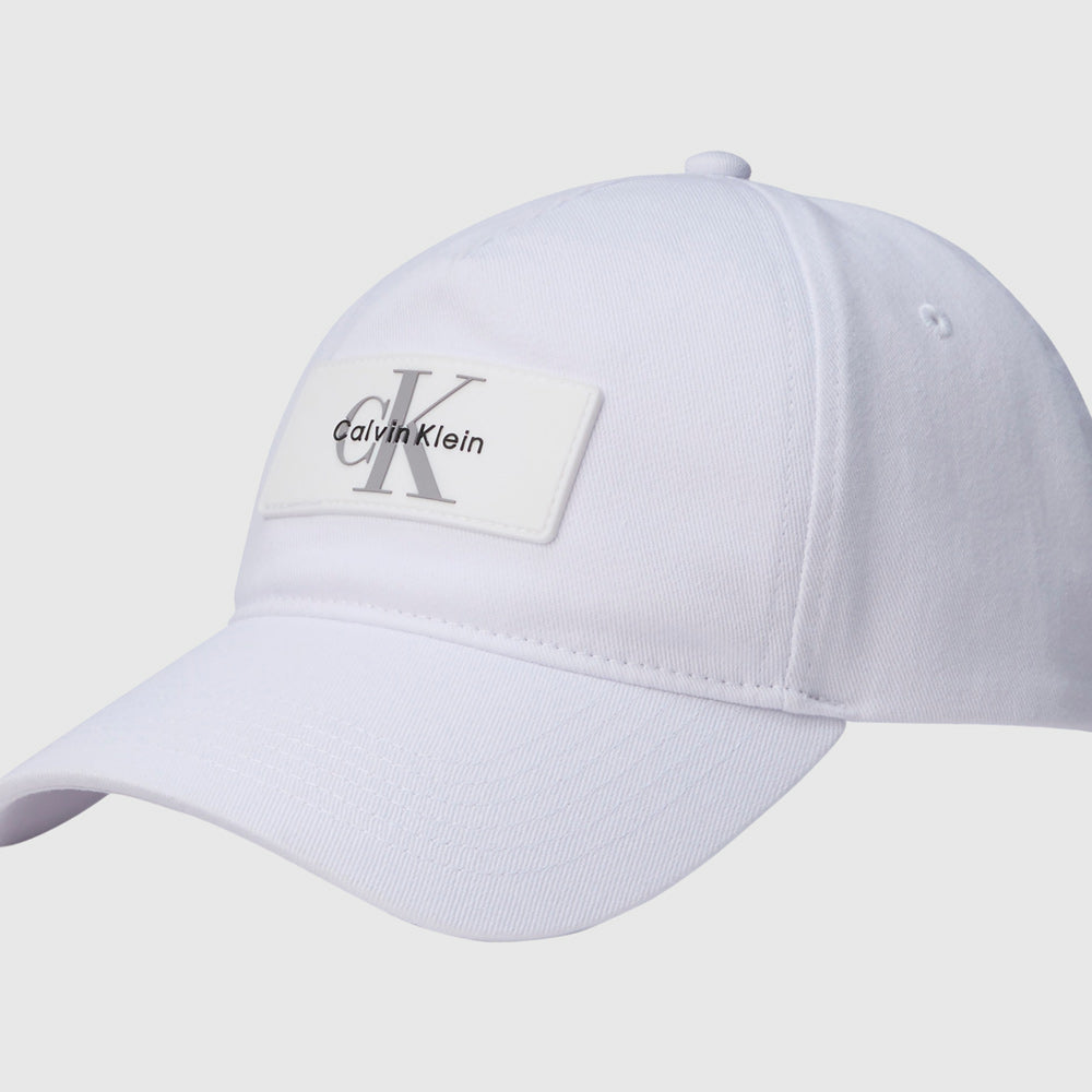 Calvin Klein Patch Cap - White |ThirdBaseUrban