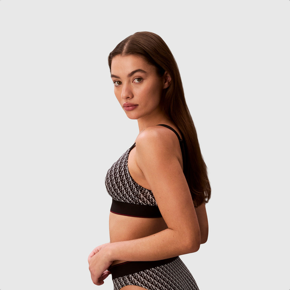 Lightly Lined Bralette - Black