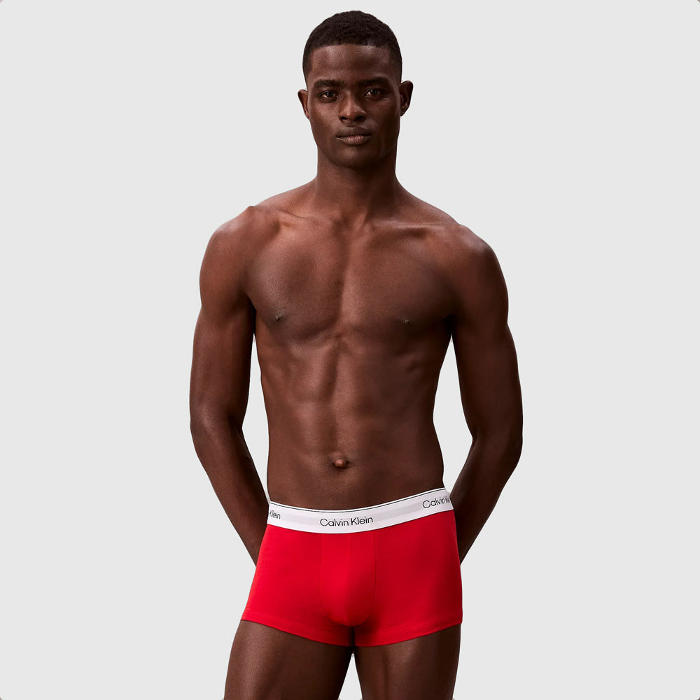 3 Pack Low Rise Trunk - Red Multi