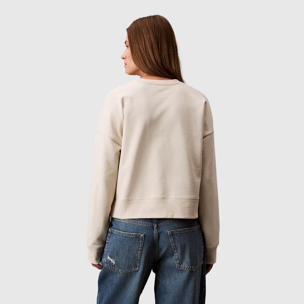 Monologo French Terry Sweater - Offwhite