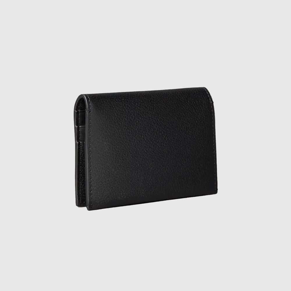 Monogram Flap Cardcase - Black
