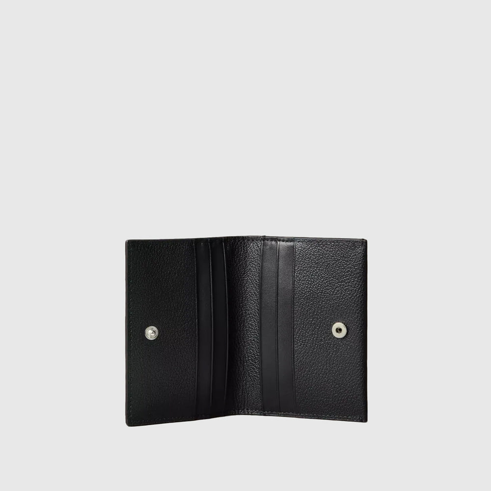 Monogram Flap Cardcase - Black