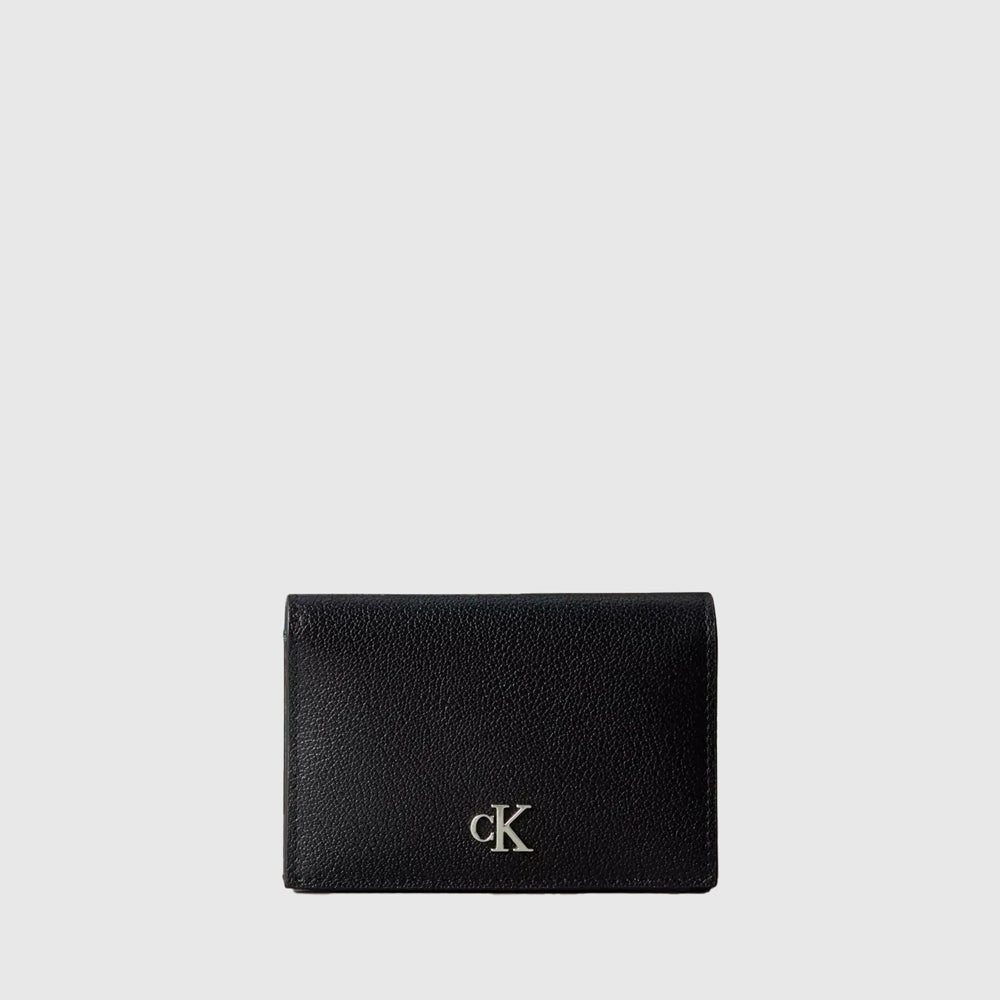 Calvin Klein Monogram Flap Cardcase - Black |ThirdBaseUrban