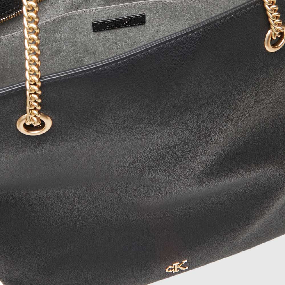 Minimal Chain Tote - Black