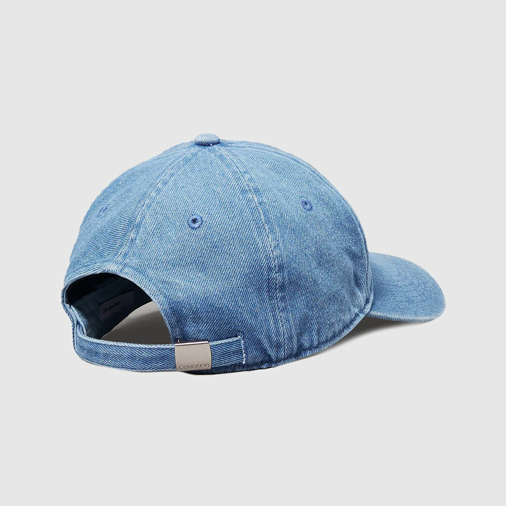Embroidered Ck Denim Cap  - Blue