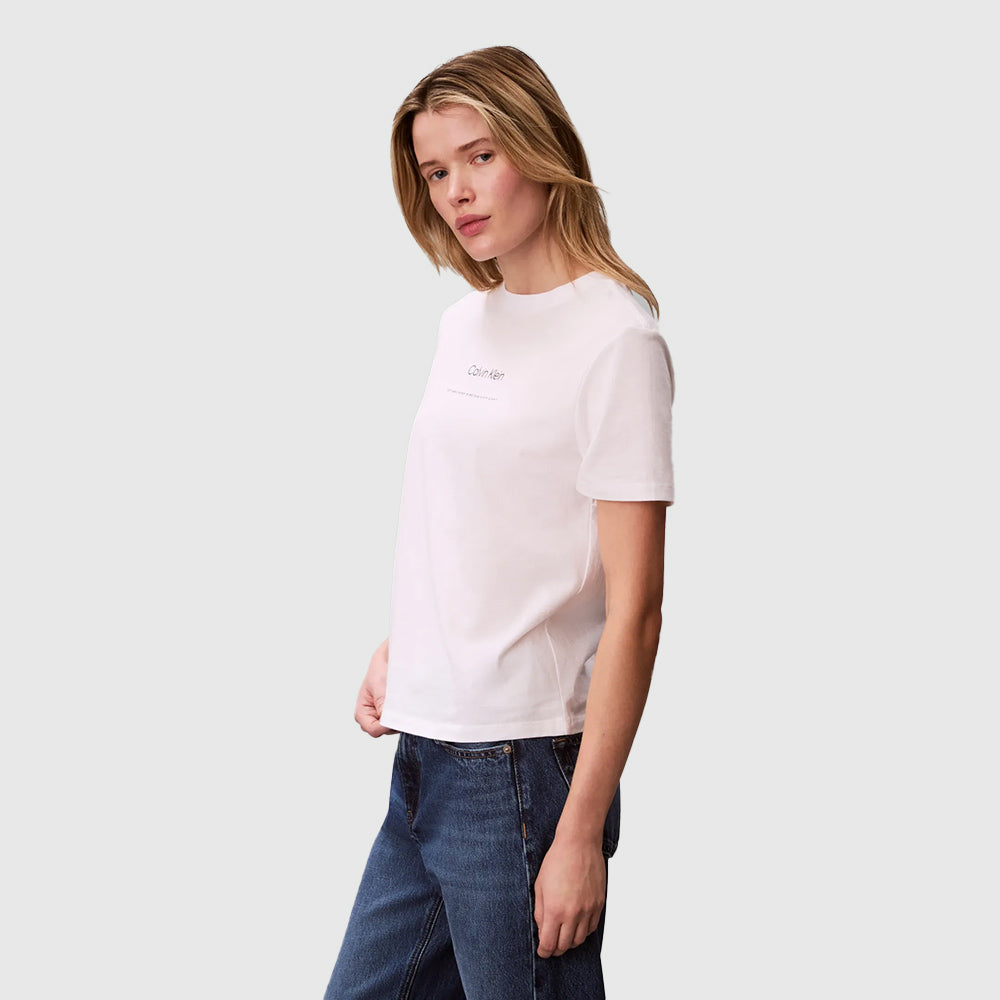Tonal Logo Classic T-Shirt - White