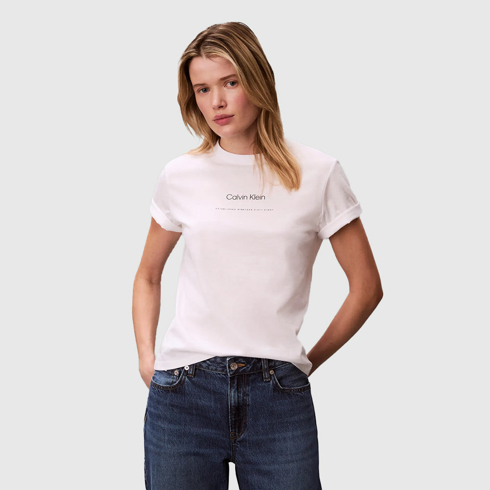Tonal Logo Classic T-Shirt - White