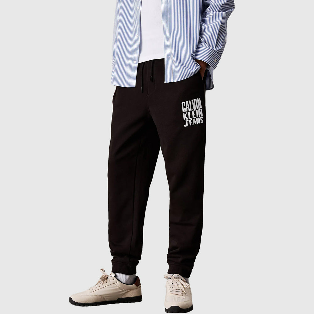  Calvin Klein  Painted Calvin Klein Jeans Pants - Black |ThirdBaseUrban