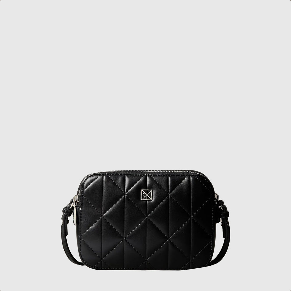 Calvin Klein Quilted Camera Bag - Black |ThirdBaseUrban