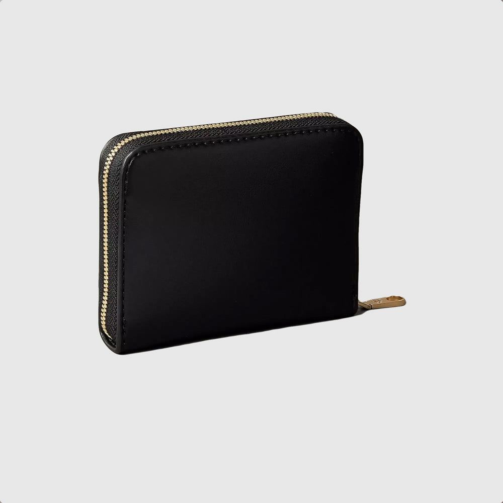 Raised Ck Medium Zip Around - Black