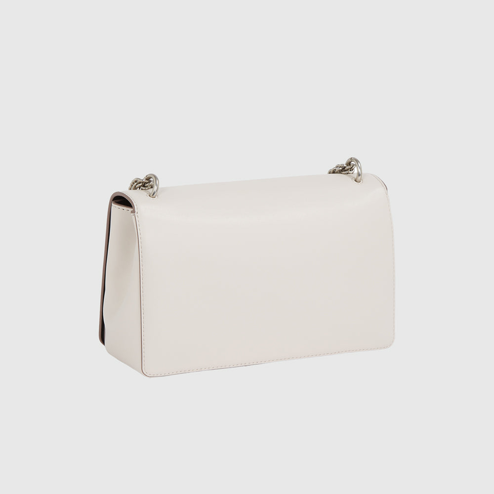 Flap Shoulder Bag - Offwhite