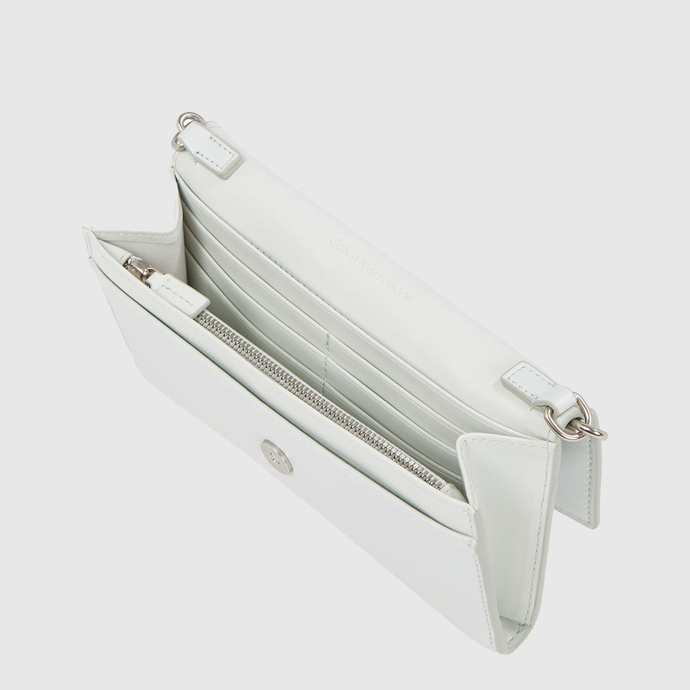 Sculpted Strap Wallet - Light Blue