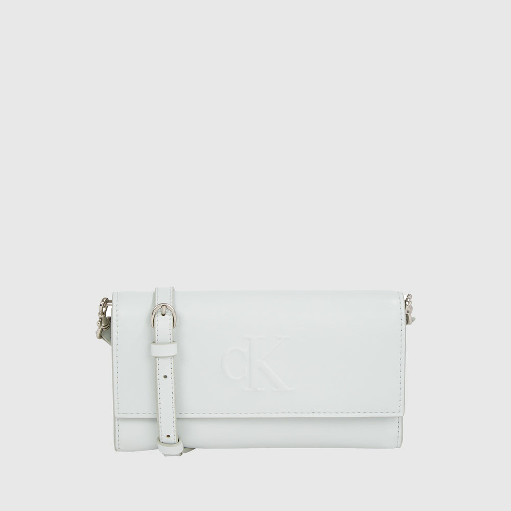 Calvin Klein Sculpted Strap Wallet - Light Blue |ThirdBaseUrban
