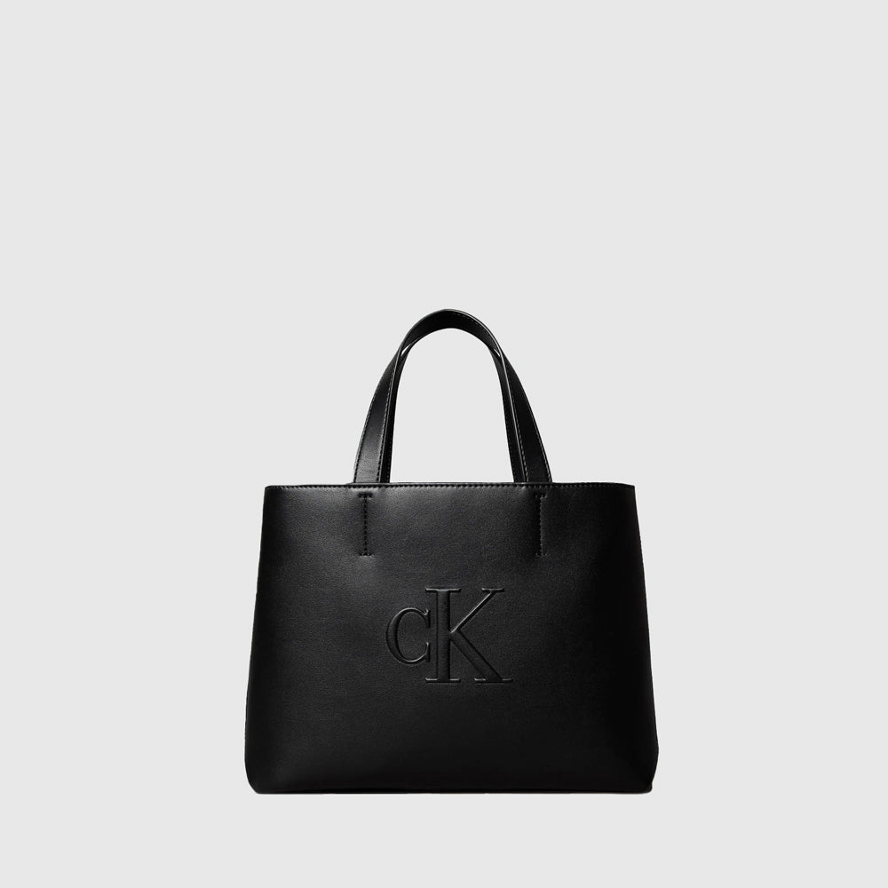 Calvin Klein Sculpted Mini Tote - Black |ThirdBaseUrban