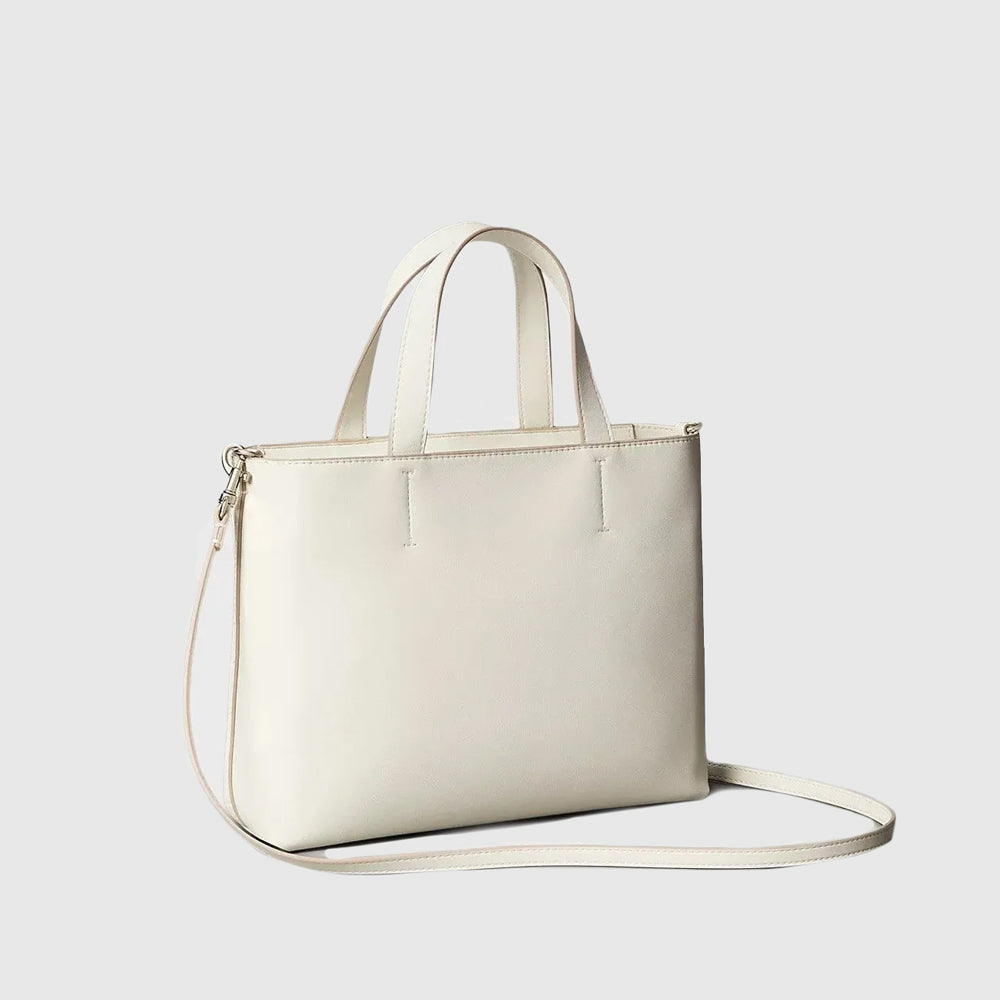 Sculpted Mini Tote - White