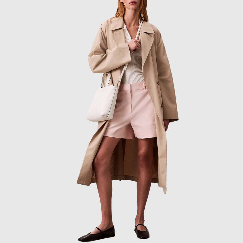 Sculpted Mini Tote - White