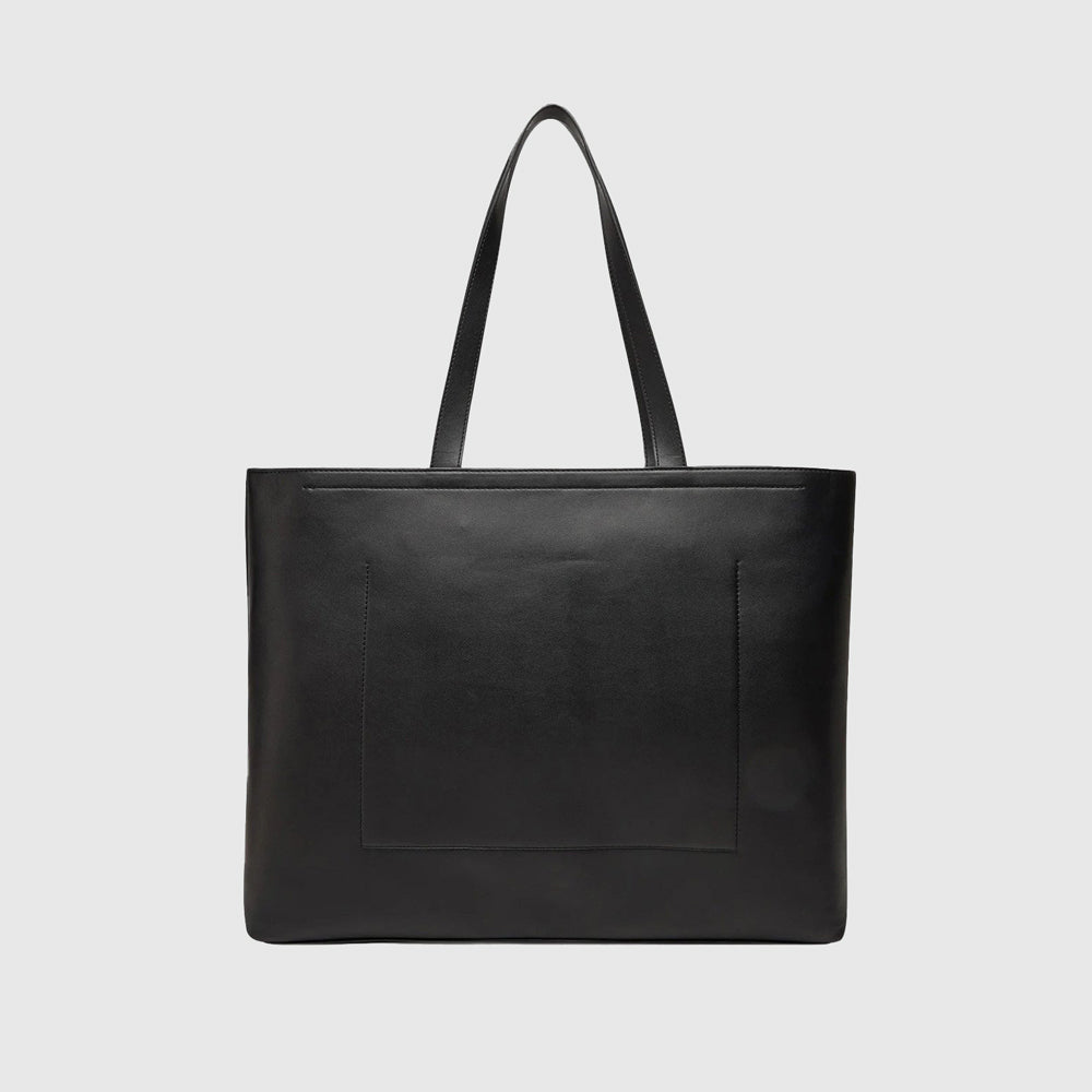 Sculpted Slim Tote - Black