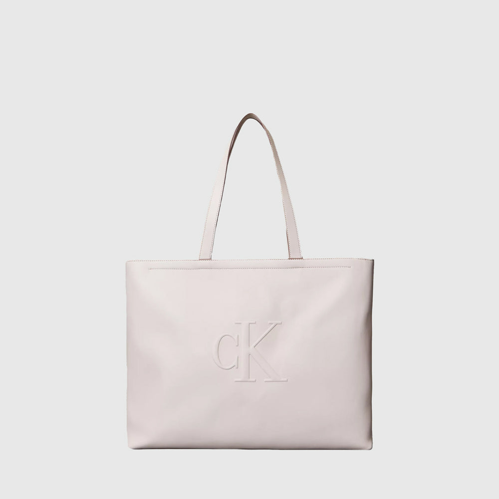 Calvin Klein Sculpted Slim Tote - Offwhite |ThirdBaseUrban