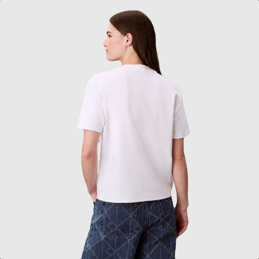 Lux Pima Emblem T-Shirt - White