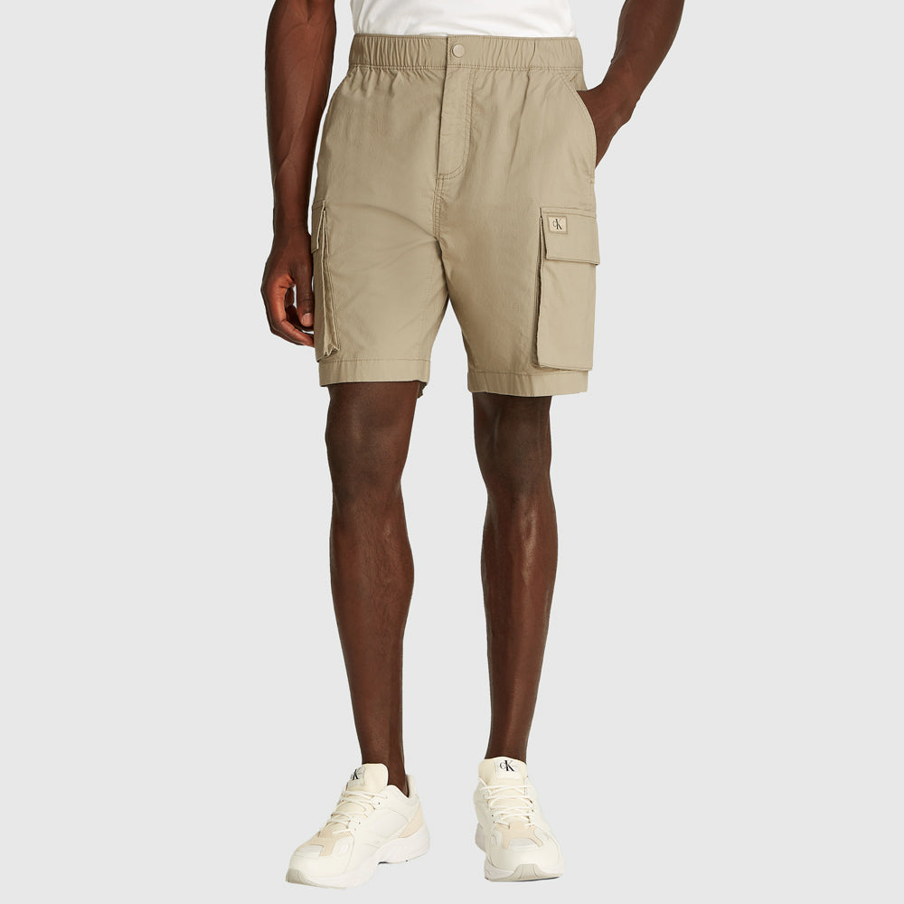 Calvin Klein Washed Cargo Short - Stone |ThirdBaseUrban