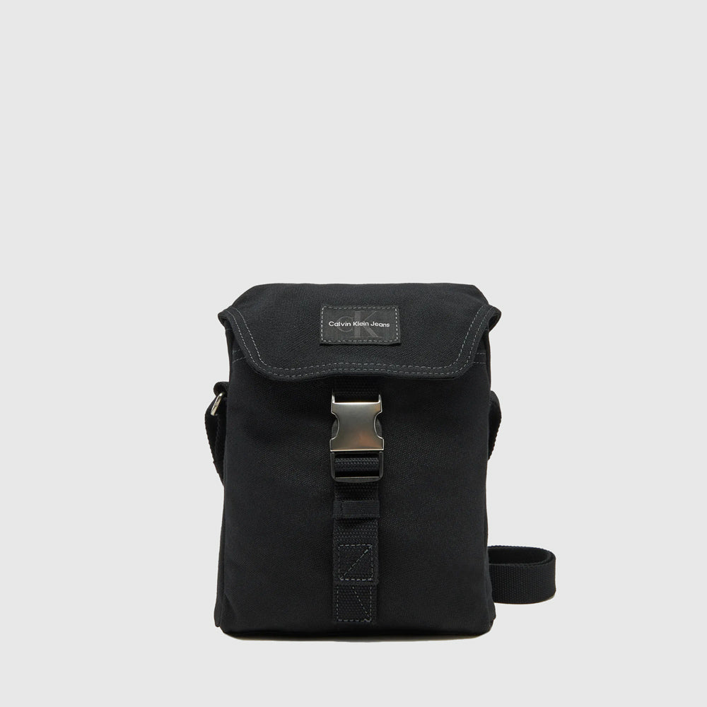 Calvin Klein Flap Reporter Bag - Black |ThirdBaseUrban