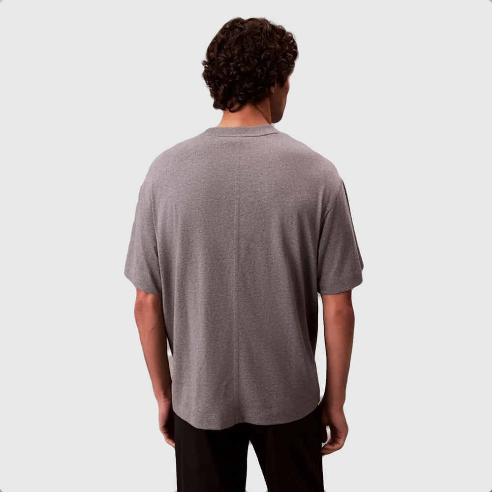 Ck Emblem Patch T-Shirt - Grey Heather
