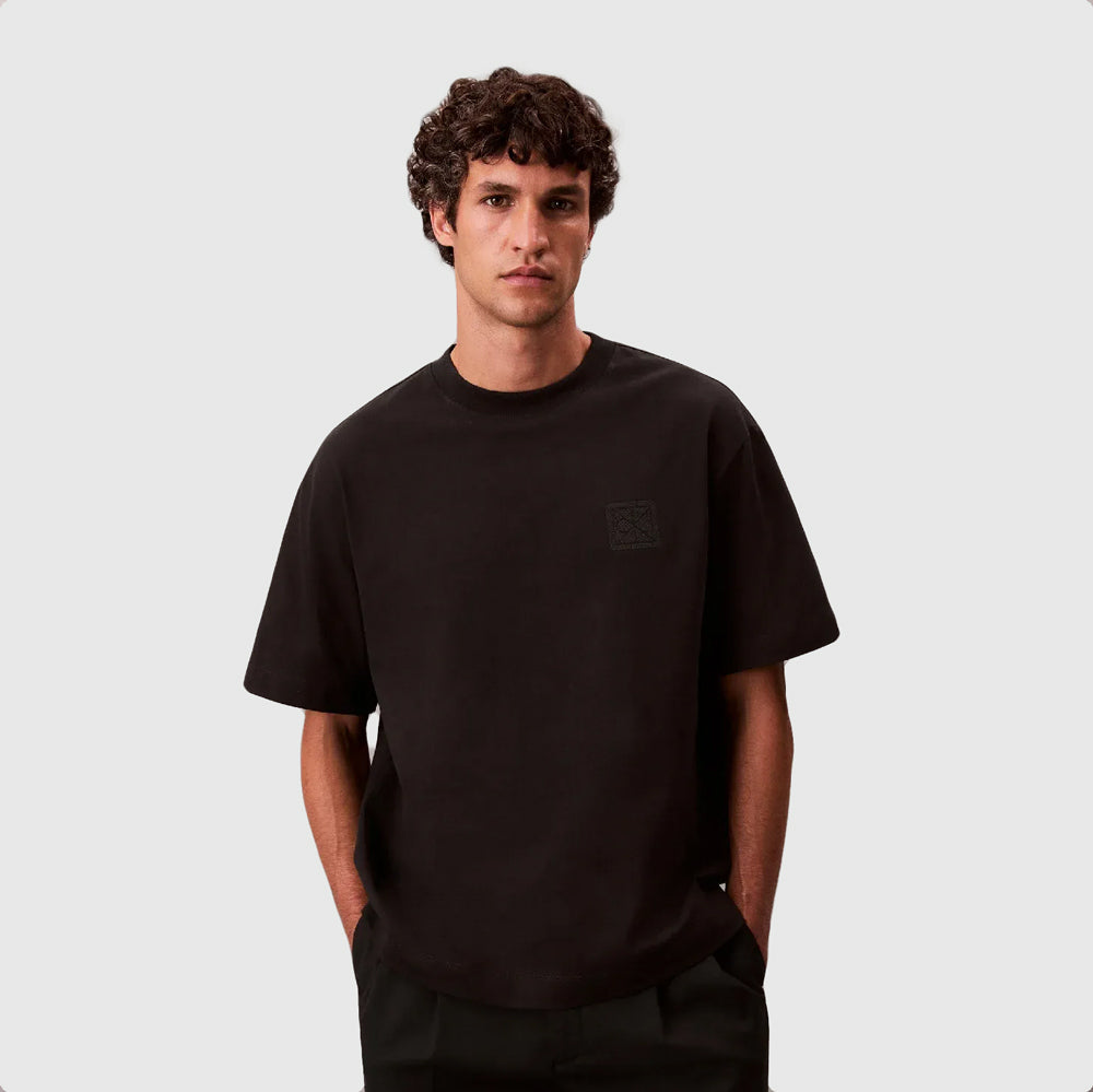 Ck Emblem Patch T-Shirt - Black