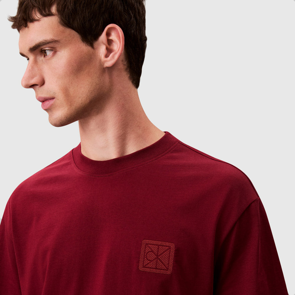 Ck Emblem Patch T-Shirt - Red