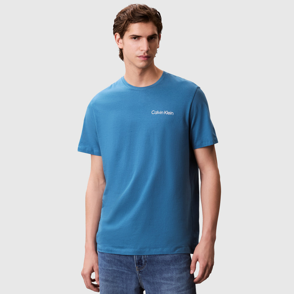 Calvin Klein Stretch Graphic T-Shirt - Blue |ThirdBaseUrban