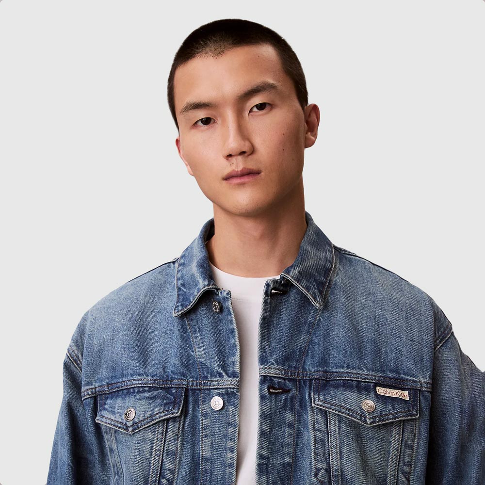 90S Indigo Citrine Trucker - Denim Medium