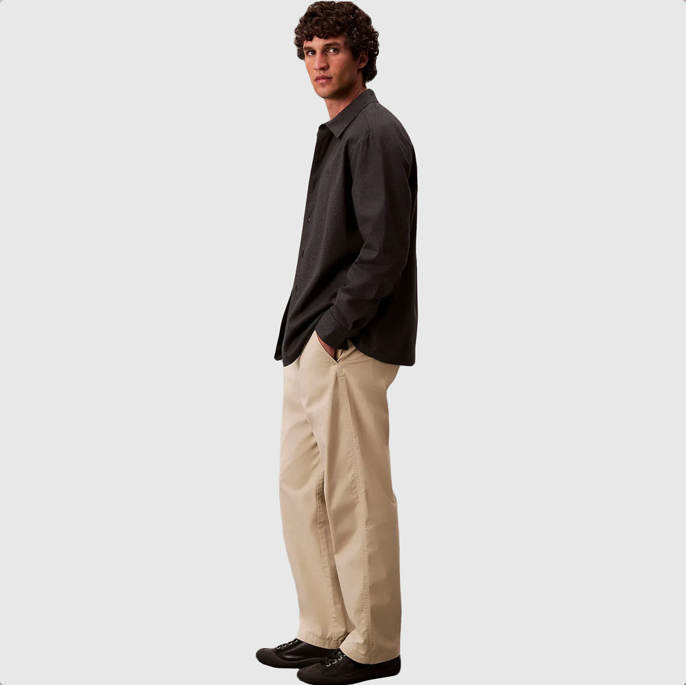 Calvin Klein 90S Straight Chino - Cream |ThirdBaseUrban