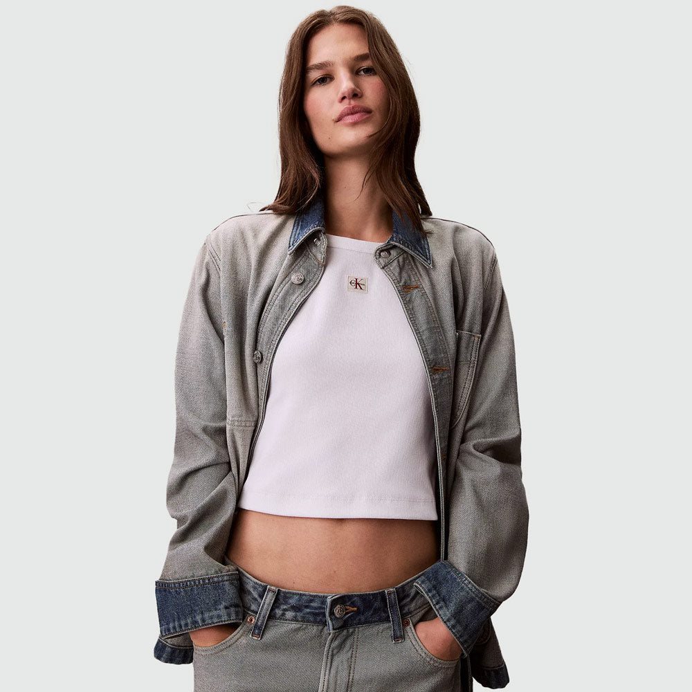 Rib Baby T-Shirt - White