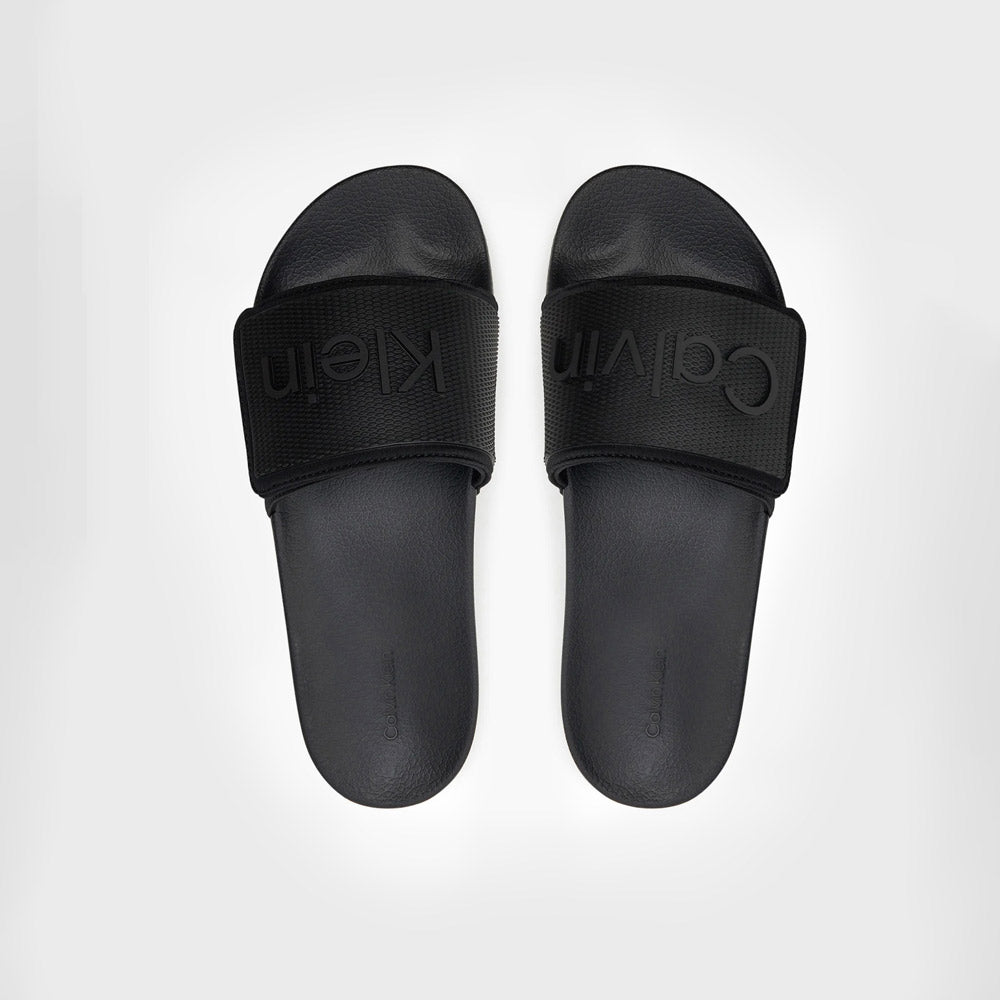 Embossed Pool Slide - Black