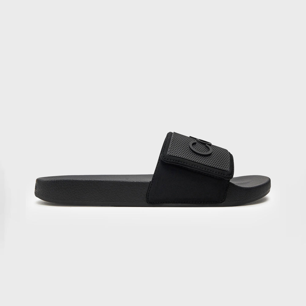 Embossed Pool Slide - Black