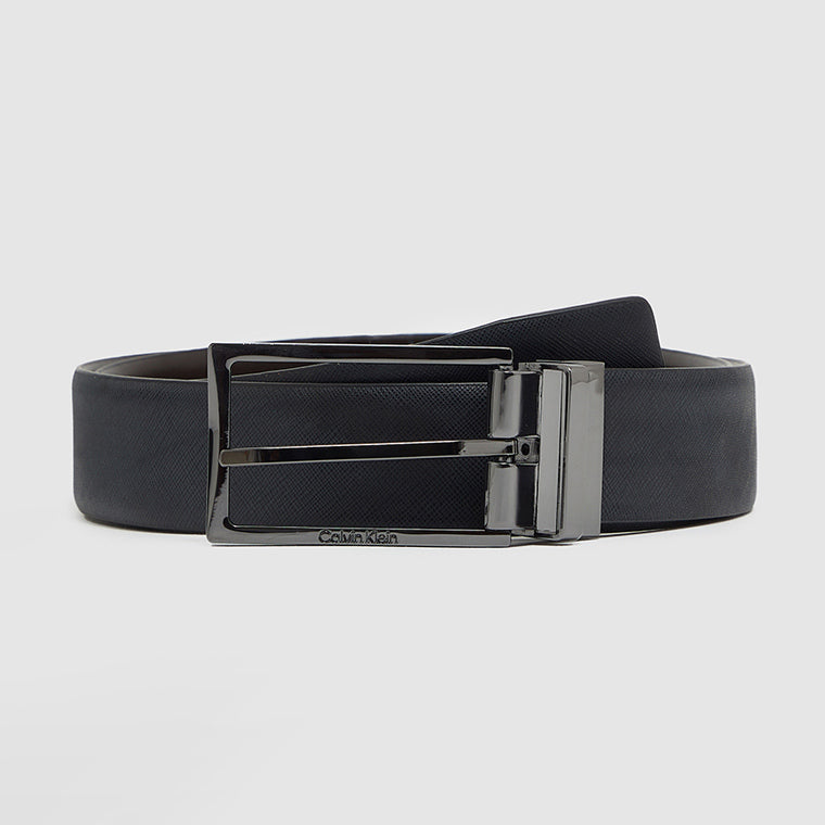 Reversible Slim Frame Belt 35Mm - Black