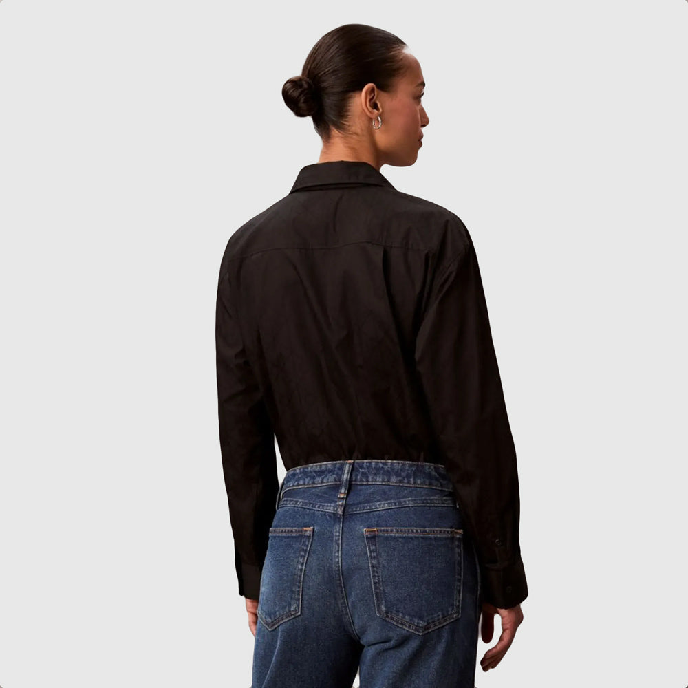 Perfect Button-Down Shirt - Black